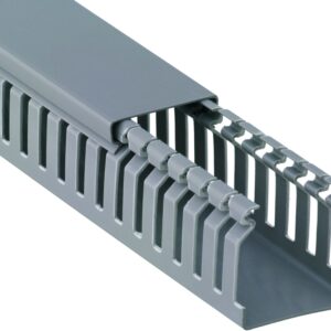 Canaleta Aberta PVC Cinza 25X25X2000MM