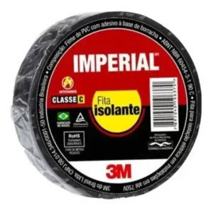 Fita Isolante 3M Imperial 19Mmx10 Metros Preta
