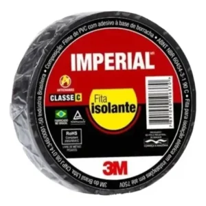 Fita Isolante 3M Imperial 19Mmx10 Metros Preta