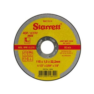 Disco De Corte 4'1/2" Starrett